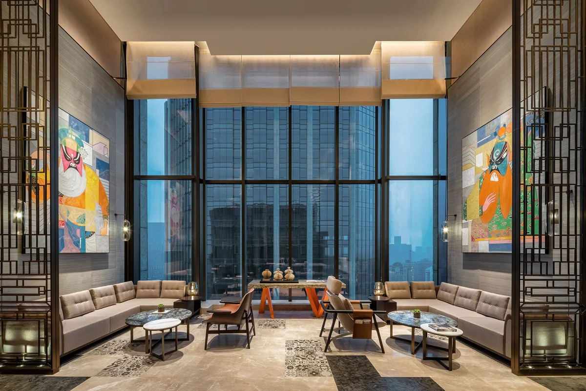 Canopy by Hilton Chengdu City Centre — hospitaliti dalaman, Chengdu, China; pandangan 2