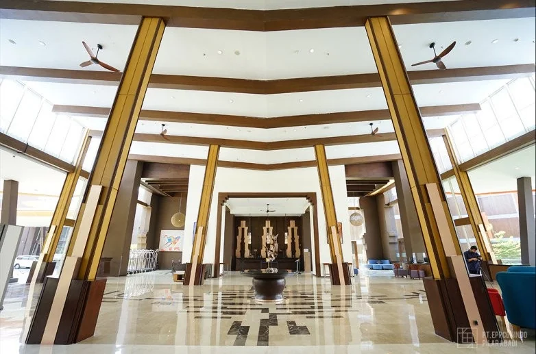 Tropical resort — hospitality interior, Bali; view 3
