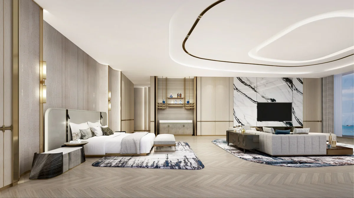 Hotel bandar mewah — hospitaliti dalaman, Singapura; pandangan 1